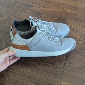 OluKai Nanea Mens Casual Shoes Size 10 Gray